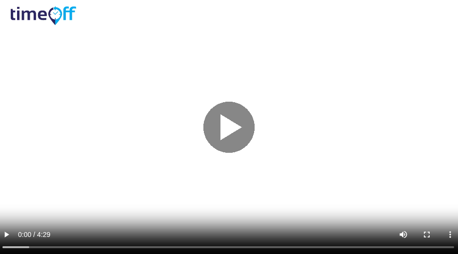 Timeoff demo video cover preview