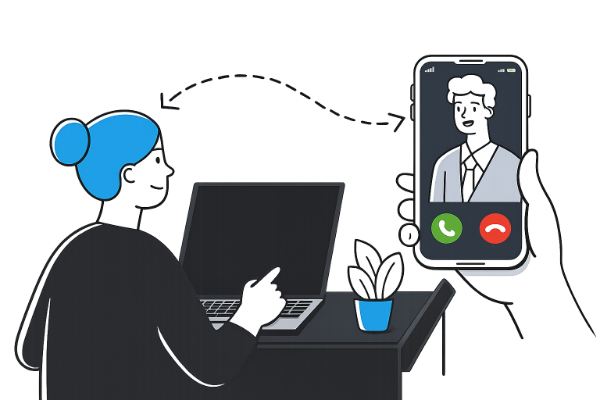 Timeoff request a callback illustration